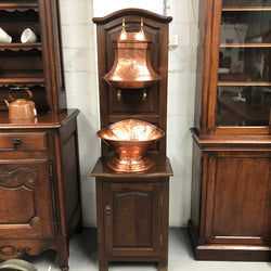 Late 19th Century French Decorative Copper Bowl Wash Stand | Antique & Vintage | Moonee Ponds Antiques | Australia Wide Delivery