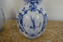 Set of 3 Delftware Vases | Antique & Vintage | Moonee Ponds Antiques | Australia Wide Delivery