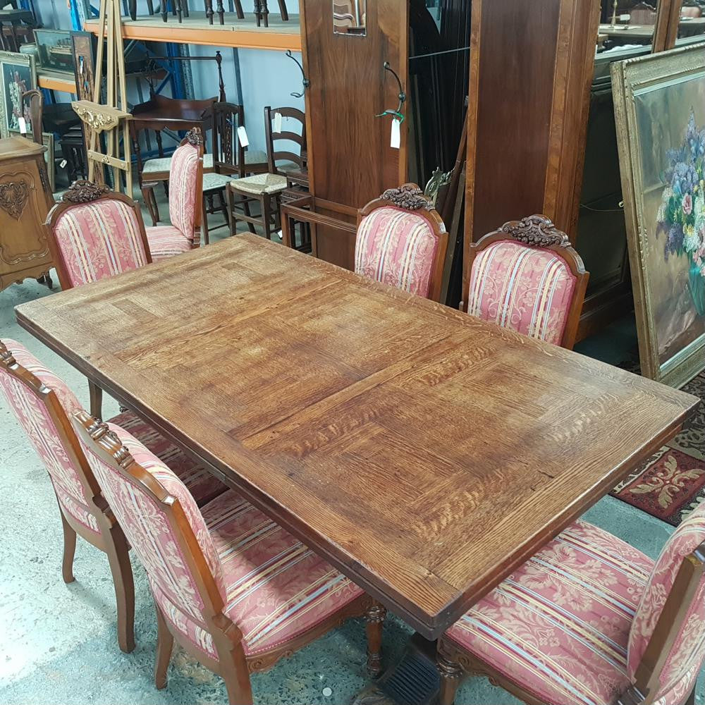 French Tudor Style Dining Table