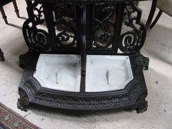Victorian Black Cast Iron Hall Stand | Antique & Vintage | Moonee Ponds Antiques | Australia Wide Delivery