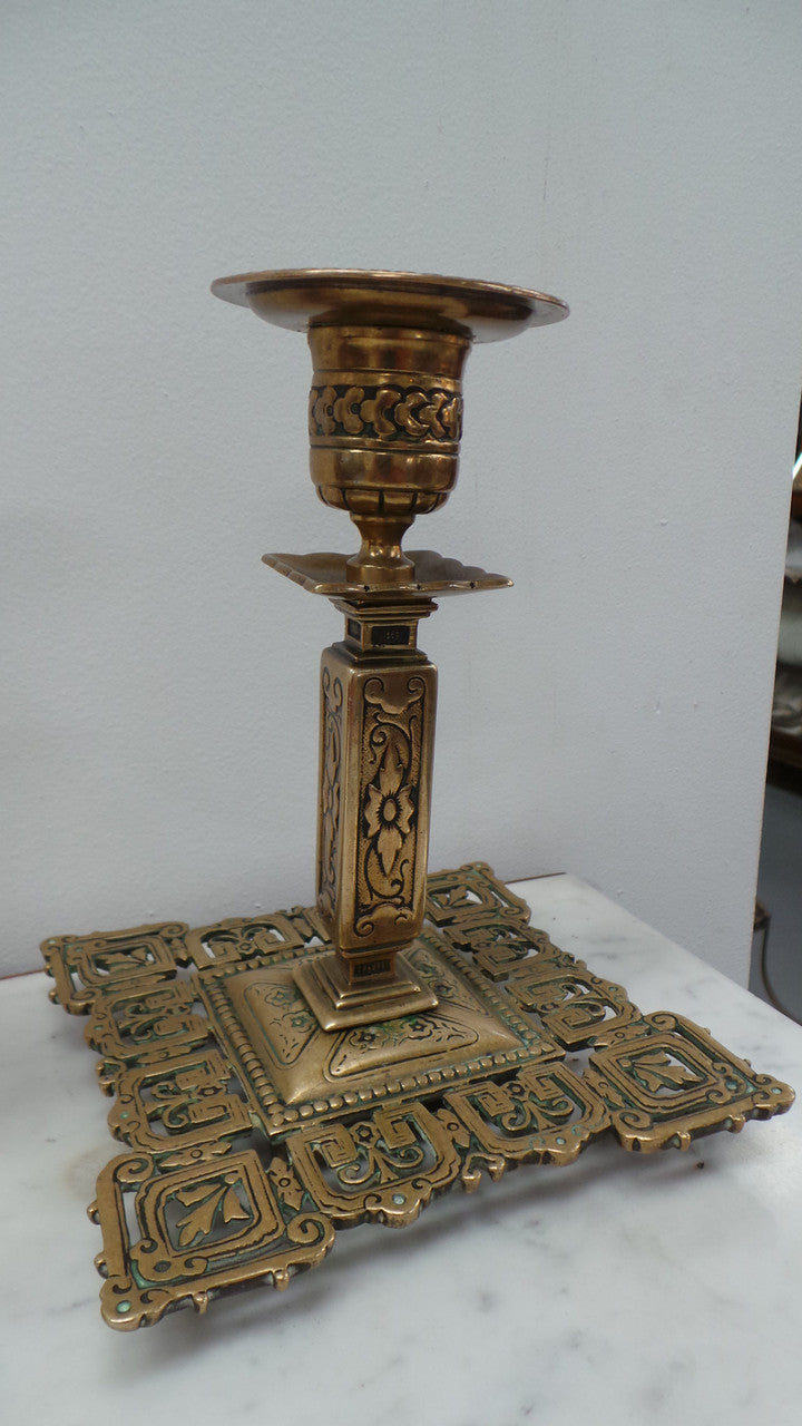 A Pair Of Antique Signed French Bronze Candelabras | Antique & Vintage | Moonee Ponds Antiques | Australia Wide Delivery