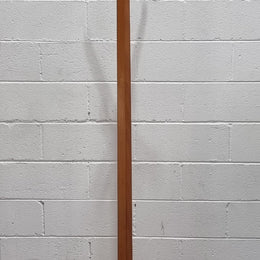 Very sturdy Industrial Queensland maple coat stand on a circular solid base. In good original condition.