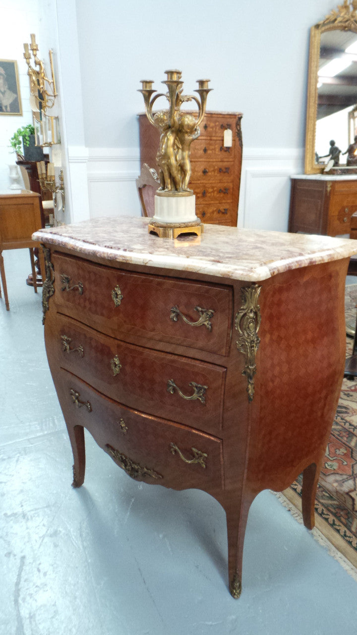 Elegant French Louis XV Style Commode | Antique & Vintage | Moonee Ponds Antiques | Australia Wide Delivery