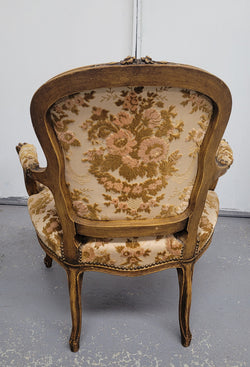 Superb Pair of 19th Century French Walnut Upholstered Arm Chairs | Antique & Vintage | Moonee Ponds Antiques | Australia Wide Delivery