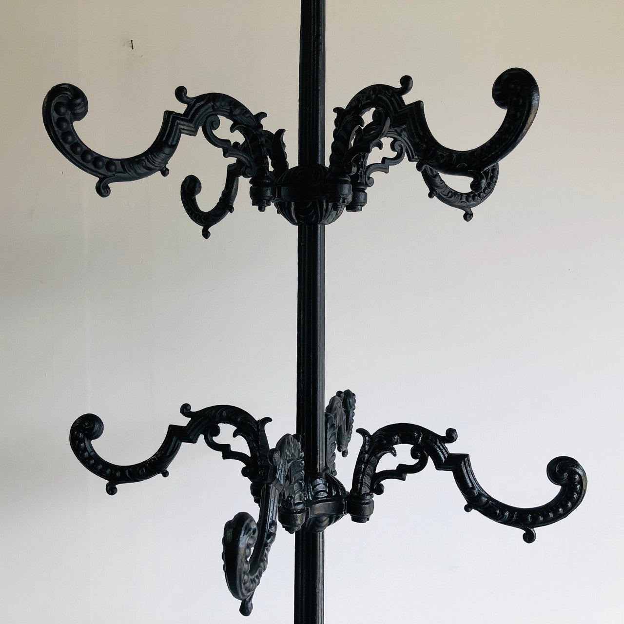 Antique French Cast Iron Coat Stand Painted Black | Antique & Vintage | Moonee Ponds Antiques | Australia Wide Delivery