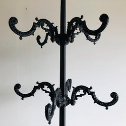 Antique French Cast Iron Coat Stand Painted Black | Antique & Vintage | Moonee Ponds Antiques | Australia Wide Delivery