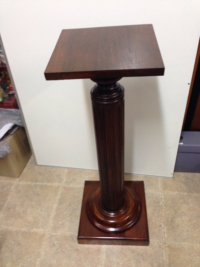 Australian Blackwood Pedestal-1 | Antique & Vintage | Moonee Ponds Antiques | Australia Wide Delivery