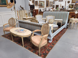 French Chalk Painted Louis XV Style King Size Bed | Antique & Vintage | Moonee Ponds Antiques | Australia Wide Delivery
