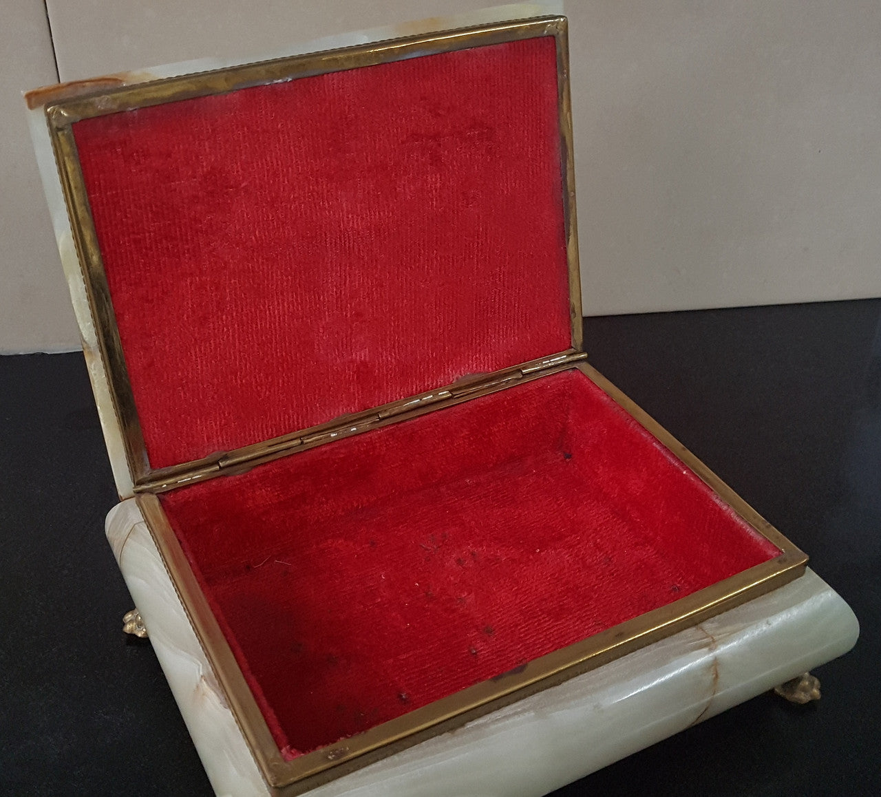 Alabaster Jewellery Box | Antique & Vintage | Moonee Ponds Antiques | Australia Wide Delivery