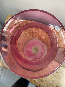 Pair of Large Edwardian Ruby & Milk Art Glass Vases | Antique & Vintage | Moonee Ponds Antiques | Australia Wide Delivery