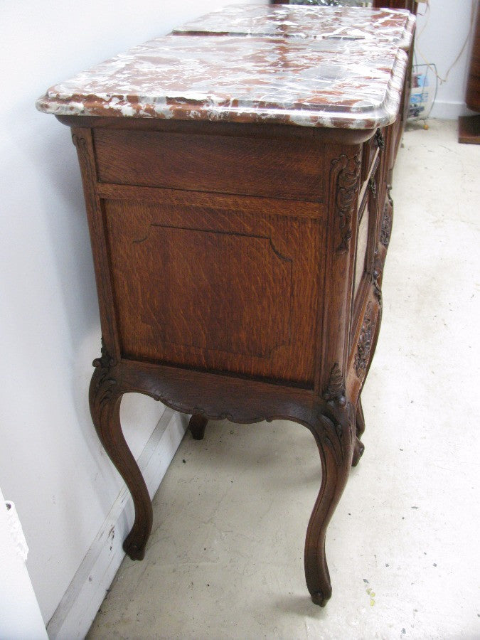 Pair of French Oak Bedside Cabinets-1 | Antique & Vintage | Moonee Ponds Antiques | Australia Wide Delivery