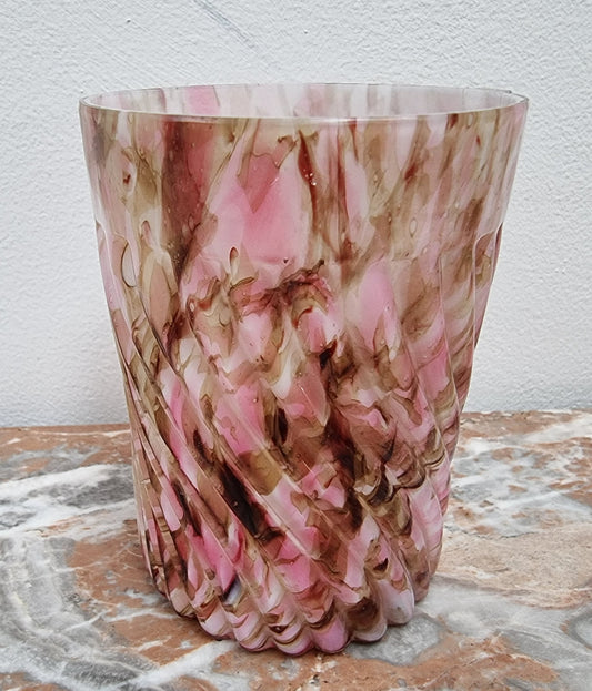 Beautiful Antique Art glass beautiful coloured  tumbler in good original condition.
