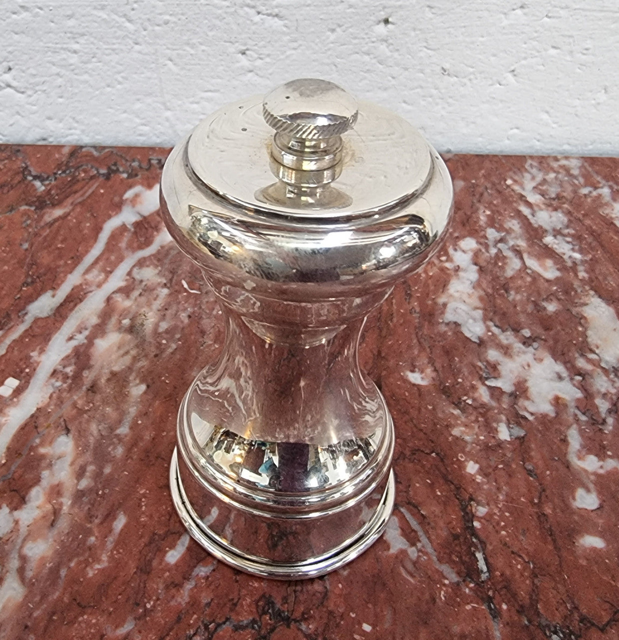 Vintage Sterling Silver Pepper Grinder Hallmarked