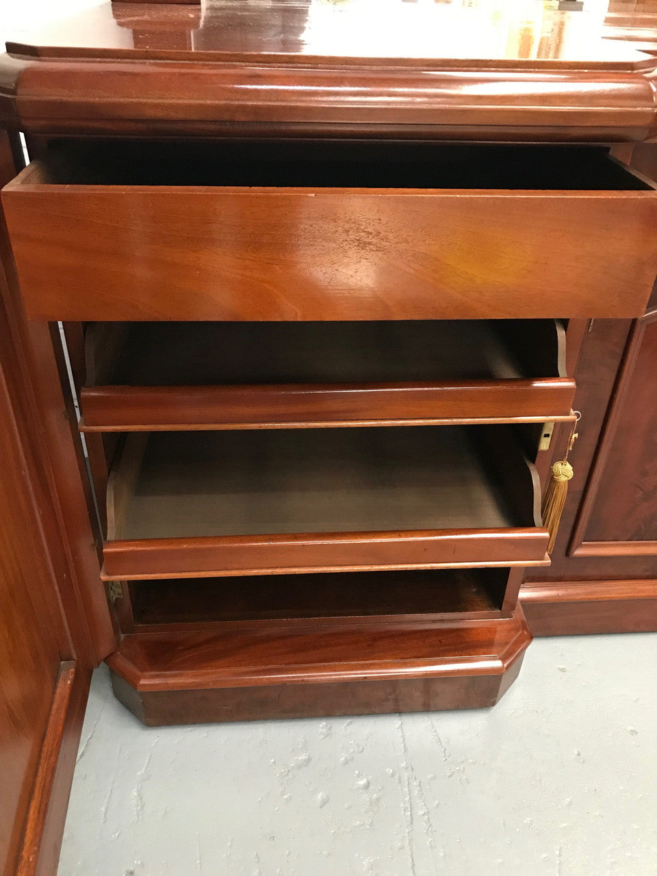 A Victorian Flame Mahogany Sideboard | Antique & Vintage | Moonee Ponds Antiques | Australia Wide Delivery