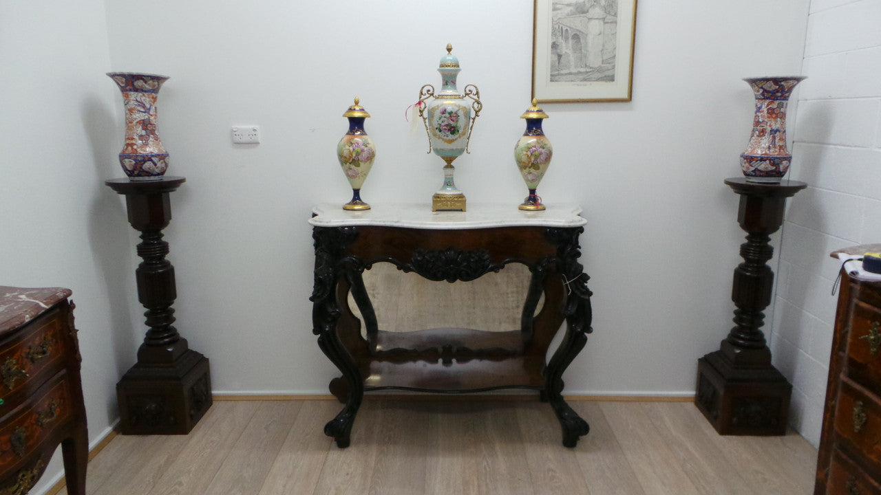 A Rare Pair Australian Pedestals | Antique & Vintage | Moonee Ponds Antiques | Australia Wide Delivery