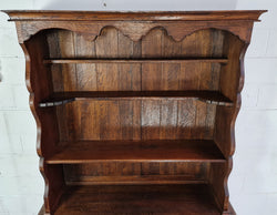 Rustic French Oak Three Shelf & Two Drawer Kitchen Dresser | Antique & Vintage | Moonee Ponds Antiques | Australia Wide Delivery
