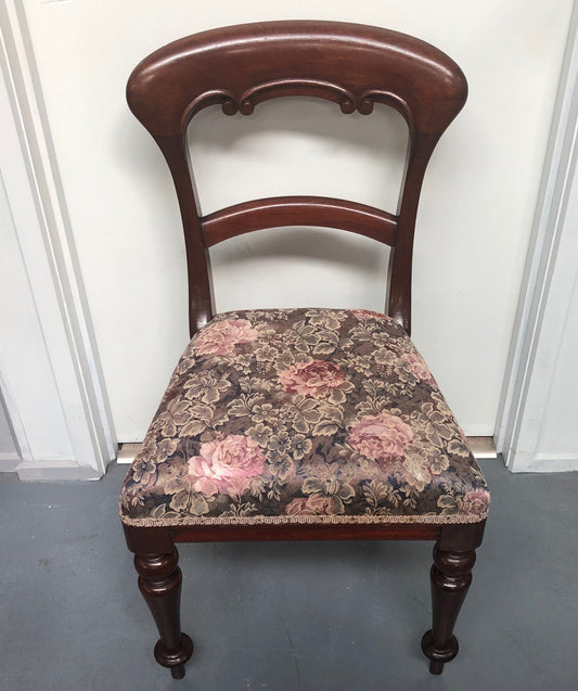 Victorian Upholstered Single Chairs