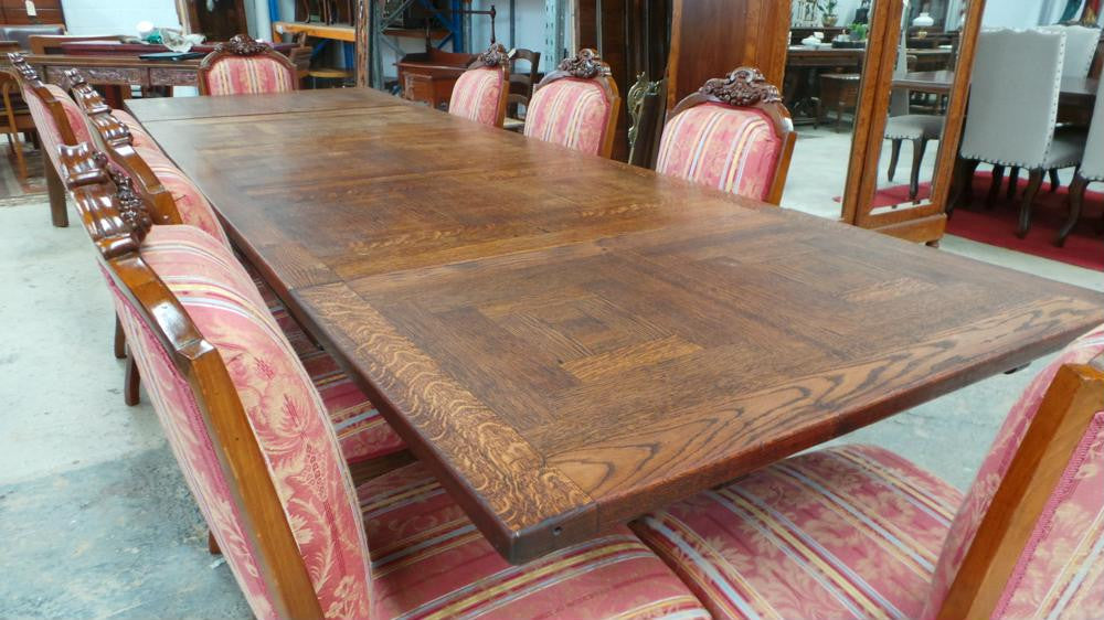 French Tudor Style Dining Table