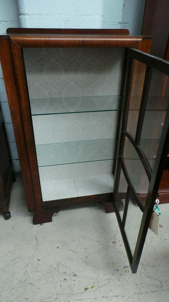 Art Deco Walnut Display Cabinet | Antique & Vintage | Moonee Ponds Antiques | Australia Wide Delivery
