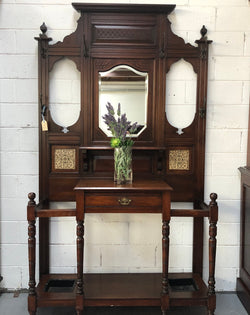 Late Victorian Hall Stand | Antique & Vintage | Moonee Ponds Antiques | Australia Wide Delivery