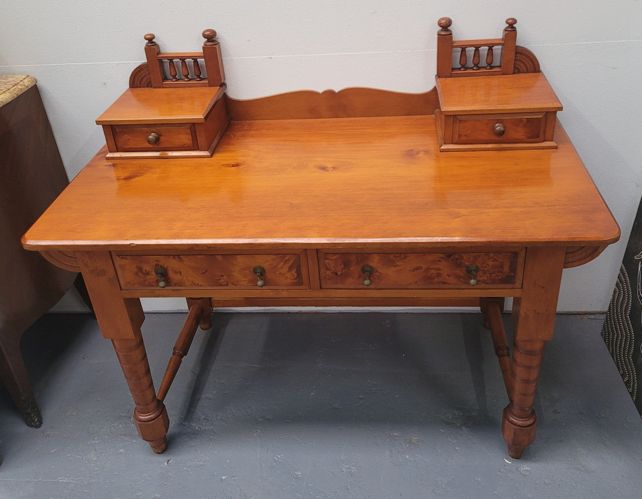 Late Victorian Huon Pine Desk | Antique & Vintage | Moonee Ponds Antiques | Australia Wide Delivery