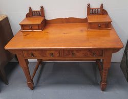 Late Victorian Huon Pine Desk | Antique & Vintage | Moonee Ponds Antiques | Australia Wide Delivery