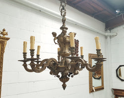 French Napoleon III Bronze Chandelier | Antique & Vintage | Moonee Ponds Antiques | Australia Wide Delivery