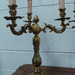 Gorgeous pair of Antique French Gilt Bronze Girandoles