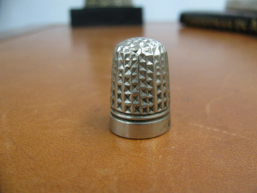 Antique Continental Silver Thimble