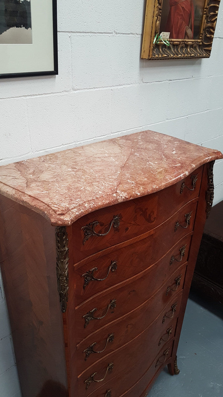 Antique French Louis XV Style Seven Drawer Semainier | Antique & Vintage | Moonee Ponds Antiques | Australia Wide Delivery