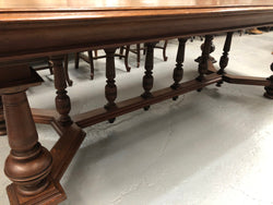 Large French Oak 19th Century Henry II Style Dining Table | Antique & Vintage | Moonee Ponds Antiques | Australia Wide Delivery