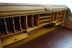 An Antique American Oak Cutler Roll Top Desk | Antique & Vintage | Moonee Ponds Antiques | Australia Wide Delivery