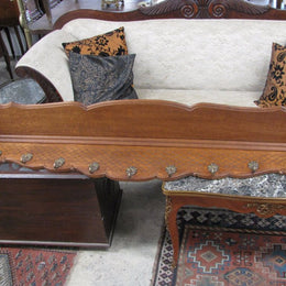 Large French Oak Coat Rack