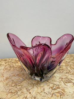 Large Vintage Murano Three Colour Vase | Antique & Vintage | Moonee Ponds Antiques | Australia Wide Delivery