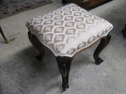 Victorian Rosewood Foot Stool | Antique & Vintage | Moonee Ponds Antiques | Australia Wide Delivery