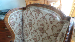 French Walnut Bergere Chair | Antique & Vintage | Moonee Ponds Antiques | Australia Wide Delivery