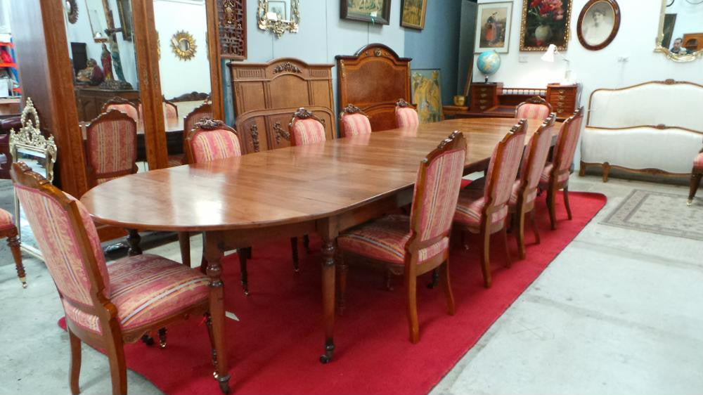 French Cherry wood 19th Century Extension Table