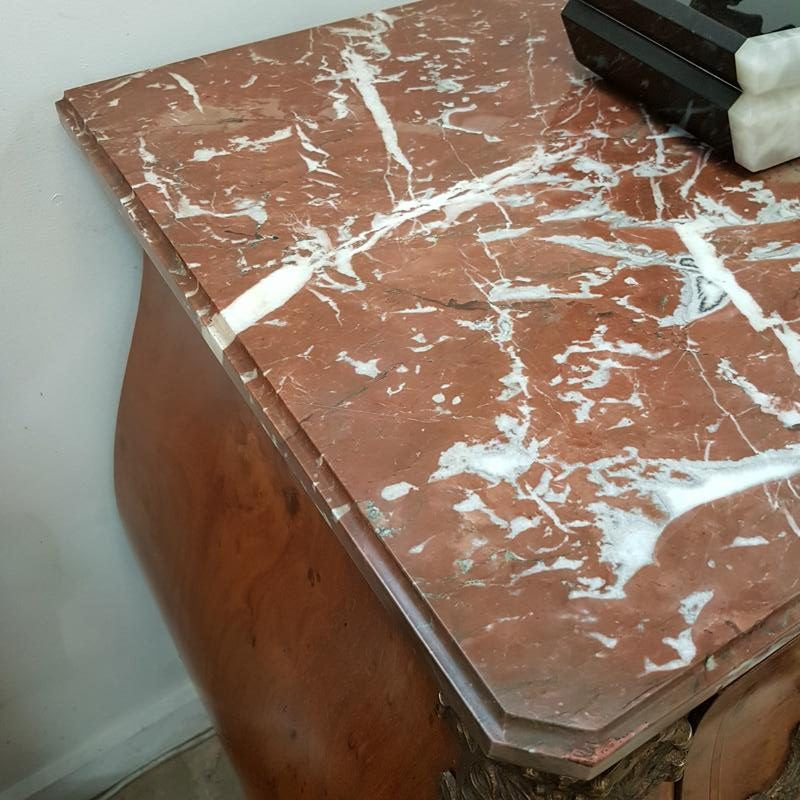 A Large French Louis XV Style Burr Walnut Commode | Antique & Vintage | Moonee Ponds Antiques | Australia Wide Delivery