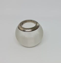 Art Deco Silver & Frosted Glass Toothpick Holder | Antique & Vintage | Moonee Ponds Antiques | Australia Wide Delivery