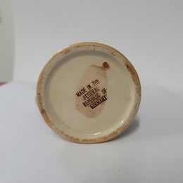 Small Vintage German beer stein marked made in the federal republic of Germany underneath. It is in good original condition, please view photos as they help form part of the description.