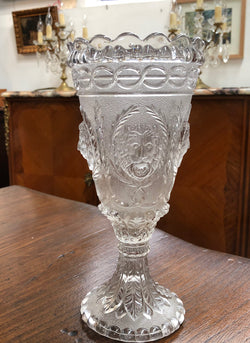19 th Century Davidsons Glass Vase | Antique & Vintage | Moonee Ponds Antiques | Australia Wide Delivery