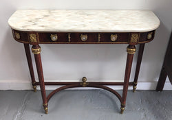 Narrow Mahogany Louis XVI Style Console Table | Antique & Vintage | Moonee Ponds Antiques | Australia Wide Delivery