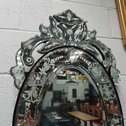 Venetian Oval Mirror | Antique & Vintage | Moonee Ponds Antiques | Australia Wide Delivery
