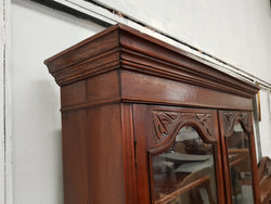 Walnut Edwardian Bookcase With Pull Out Secretaire | Antique & Vintage | Moonee Ponds Antiques | Australia Wide Delivery