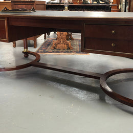 An Impressive French Deco Empire Mahogany Desk