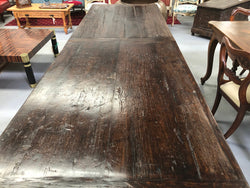 Vintage Rustic Reclaimed Fruit Wood Farmhouse Dining Table | Antique & Vintage | Moonee Ponds Antiques | Australia Wide Delivery