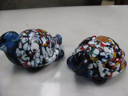 Pair Of Murano Glass Turtles | Antique & Vintage | Moonee Ponds Antiques | Australia Wide Delivery