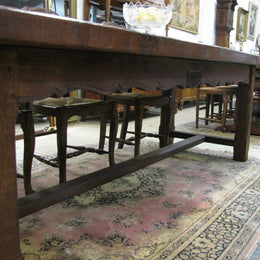 Large French Oak Farmhouse Table