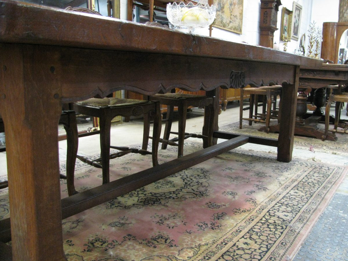 Large French Oak Farmhouse Table | Antique & Vintage | Moonee Ponds Antiques | Australia Wide Delivery