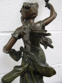 Gorgeous French Spelter Lamp | Antique & Vintage | Moonee Ponds Antiques | Australia Wide Delivery